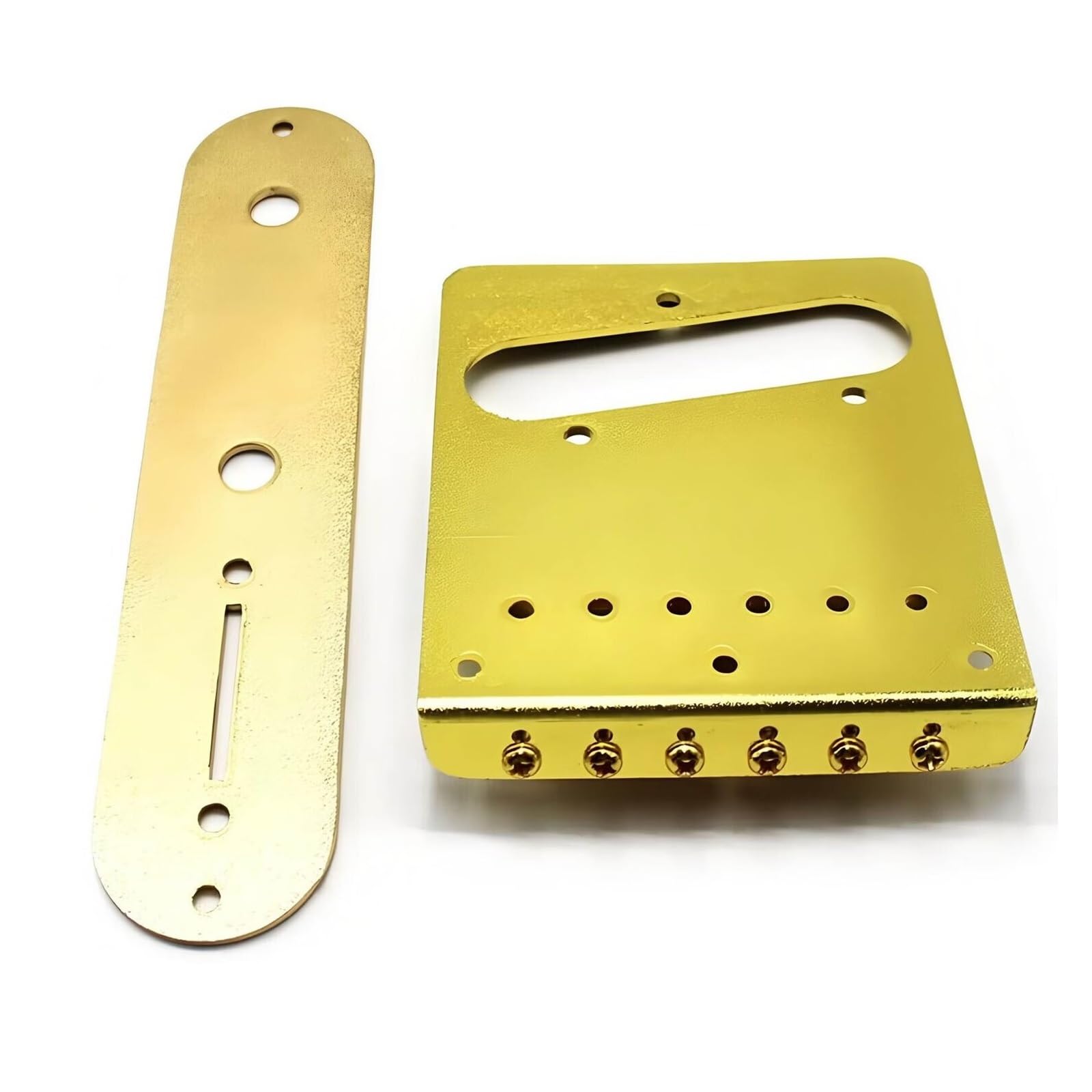 Standardowy mostek gitarowy Profesjonalna Gitara Elektryczna Z Rzeźbioną Tablicą Kontrolną Mostu I Przegubem Kulowym(Gold)