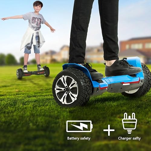 Miniatura 5 de Gyroor Warrior 8.5 inch All Terrain Off Road Scooter with Bluetooth Speakers and LED Lights,Self Balancing Scooter for Kids ages 6-12 and Adults
