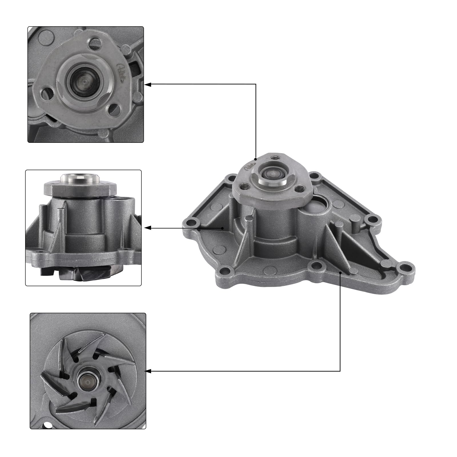 Bomba De Agua De Lavado Para Audi A2 A3 A4 A5 A6 Q5 Q7 TT – Repuesto Original QP Fácil De Instalar
