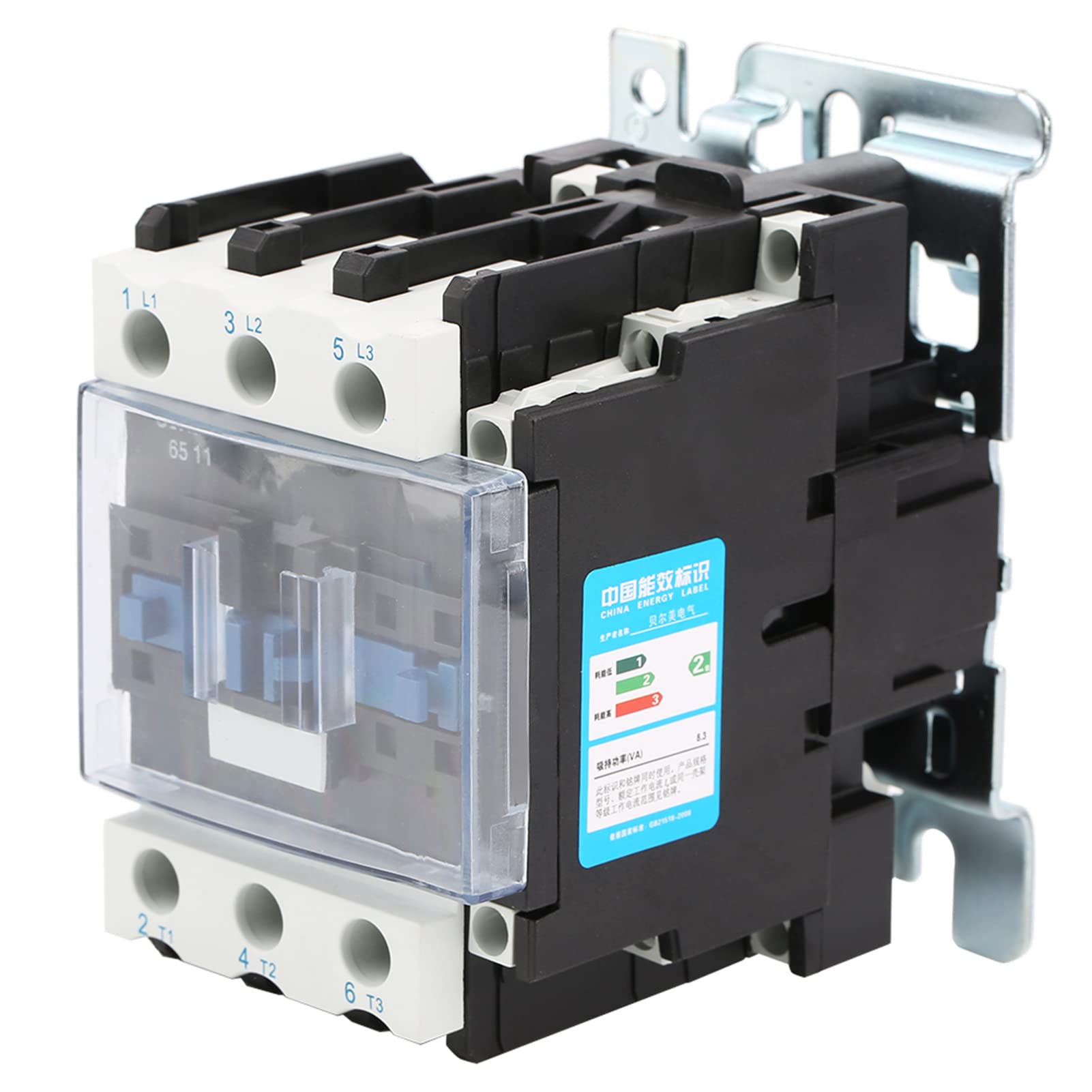 FTVOGUE Contactor de CA 220V 65A Contactor Eléctrico Industrial para
