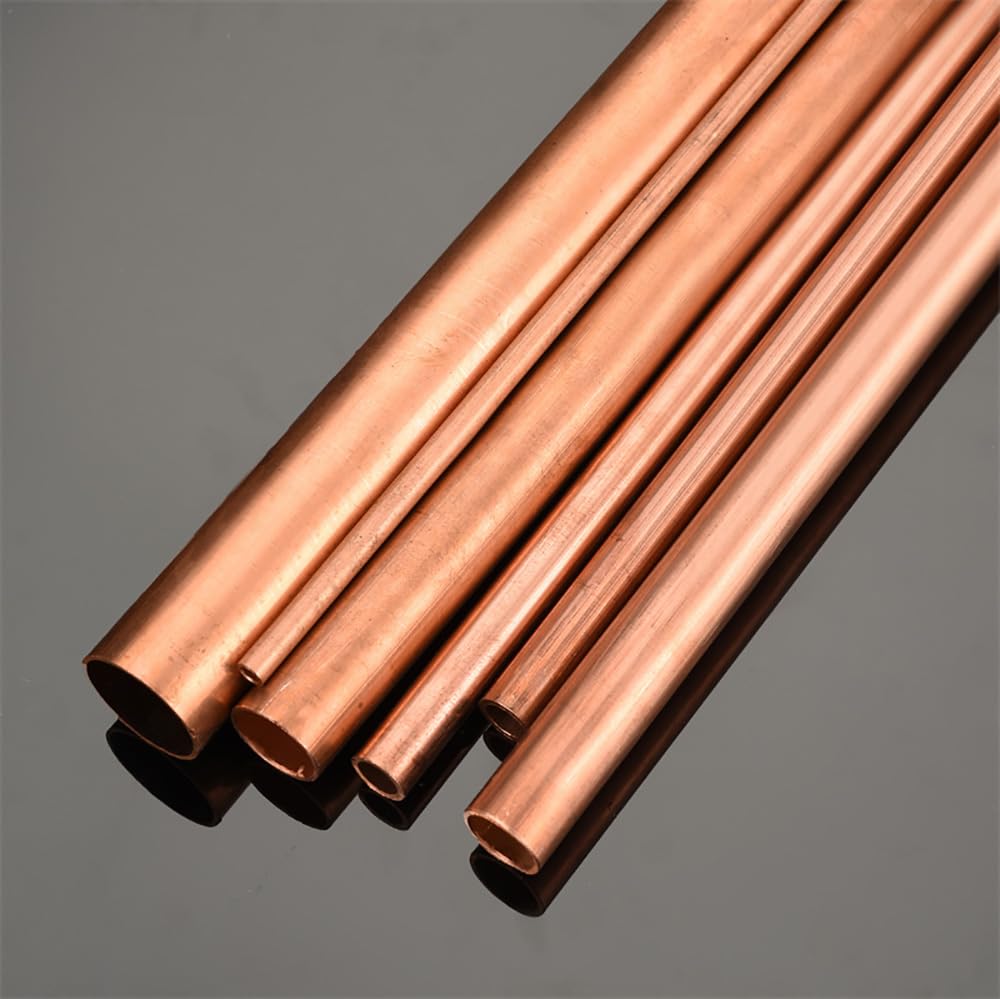 Pacchetto Tubo di rame duro dritto 6 mm 7 mm 8 mm 9 mm rame puro al 99,9% lunghezza cava 500 mm Edifici(14mm x 2mm)