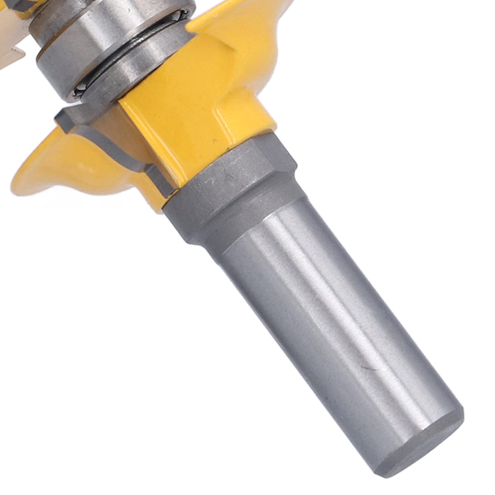 Fresa a codolo da 1/2 pollice regolabile, fresa per lavorazione del legno con guarnizioni, fresa per rifinitura di porte di armadi per CNC e utensili manuali, corpo in acciaio al