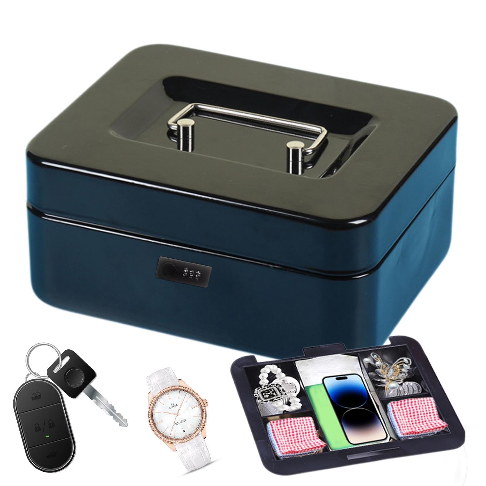 Boîte de sécurité portable pour cartes et bijoux lors de vos voyages