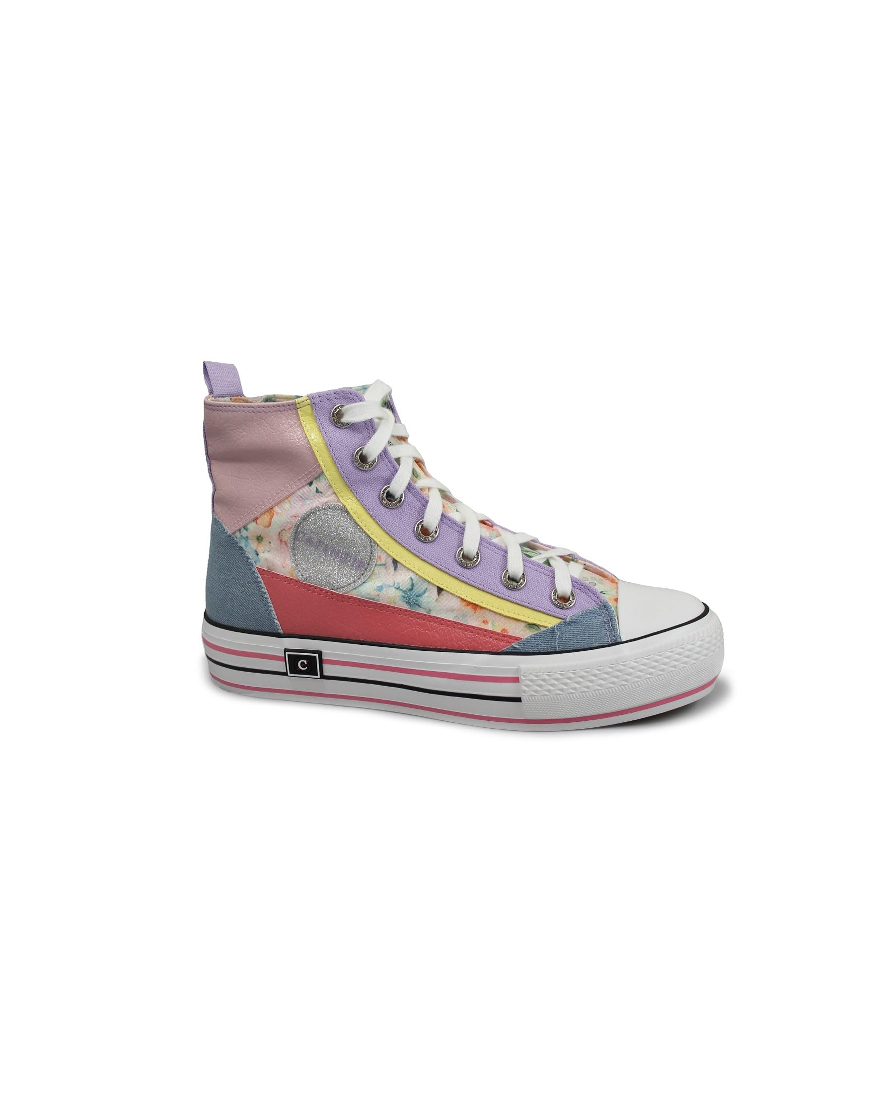 Baskets Hautes Plateforme CAFèNOIR : sublimez votre look lilas de saison - 4