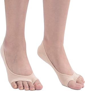 F Flammi womens Peep Toe Liner Socks Liner Socks