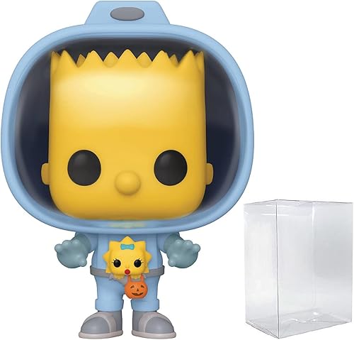 POP The Simpsons: Treehouse of Horror - Figura de vinilo de Bart con Chestburster Maggie Funko (paquete con funda protectora de caja compatible)