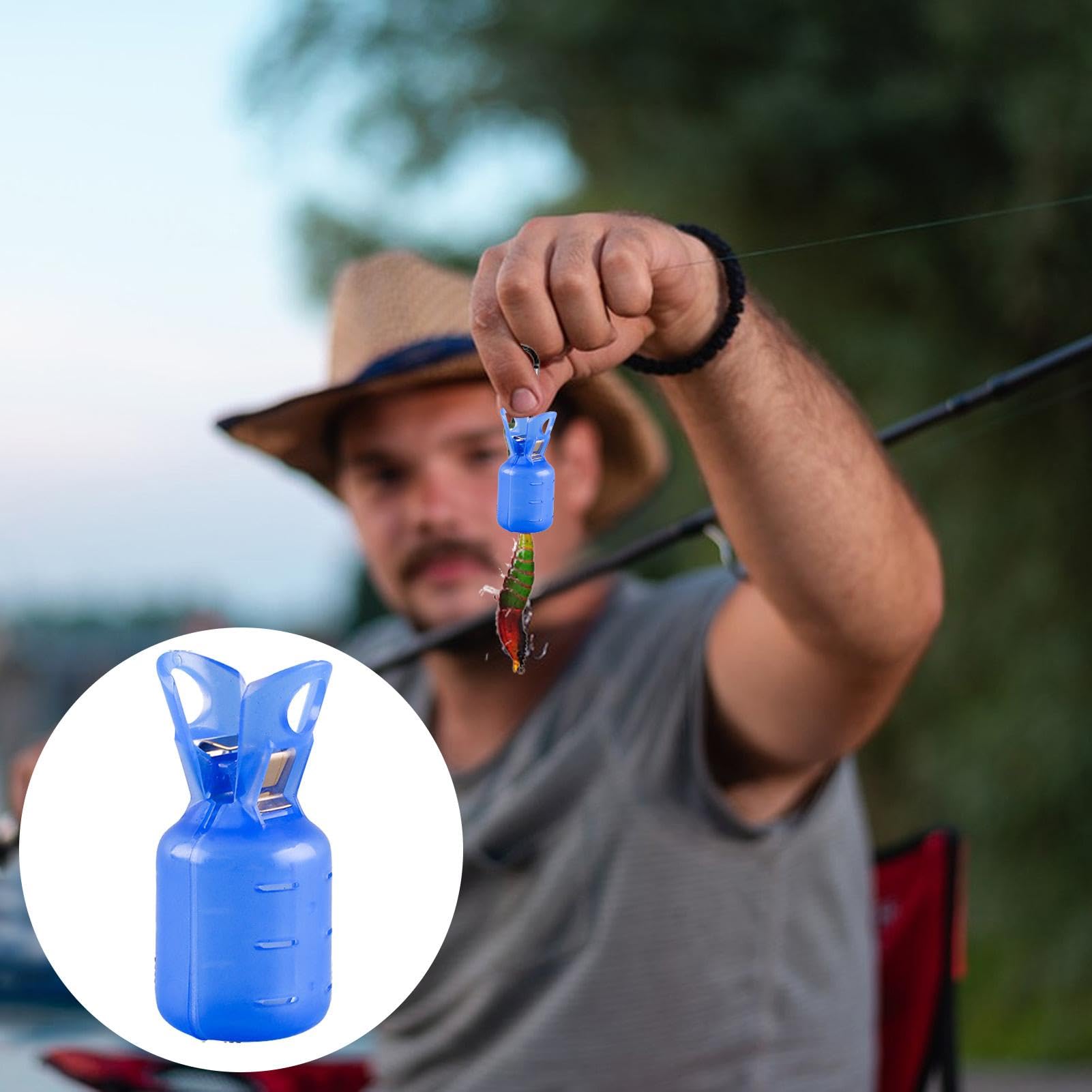 Fundas para señuelos de pesca, 10 unidades, fundas resistentes para anzuelos, cubiertas de señuelo ligeras, protector de gancho para entusiastas de la pesca