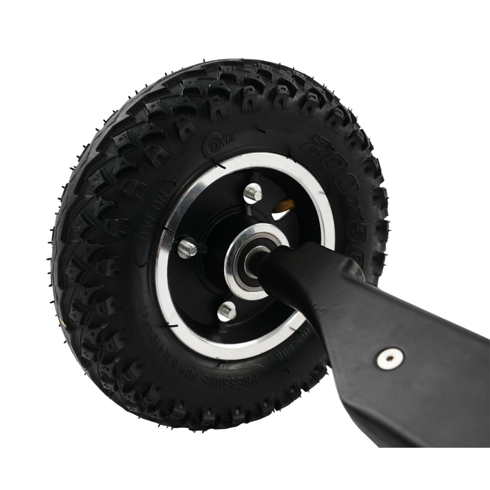 Offroad Roues électriques de 8" pour camion Combo Skateboard Truck Mountain Longboard Roues avec axe d'entraînement (Noir)