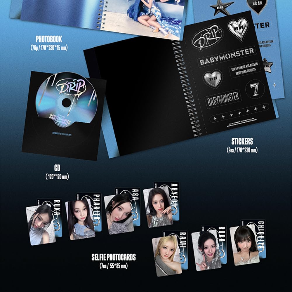 BABYMONSTER - 1ST FULL ALBUM [DRIP] (Standard ver) (BINDER ver