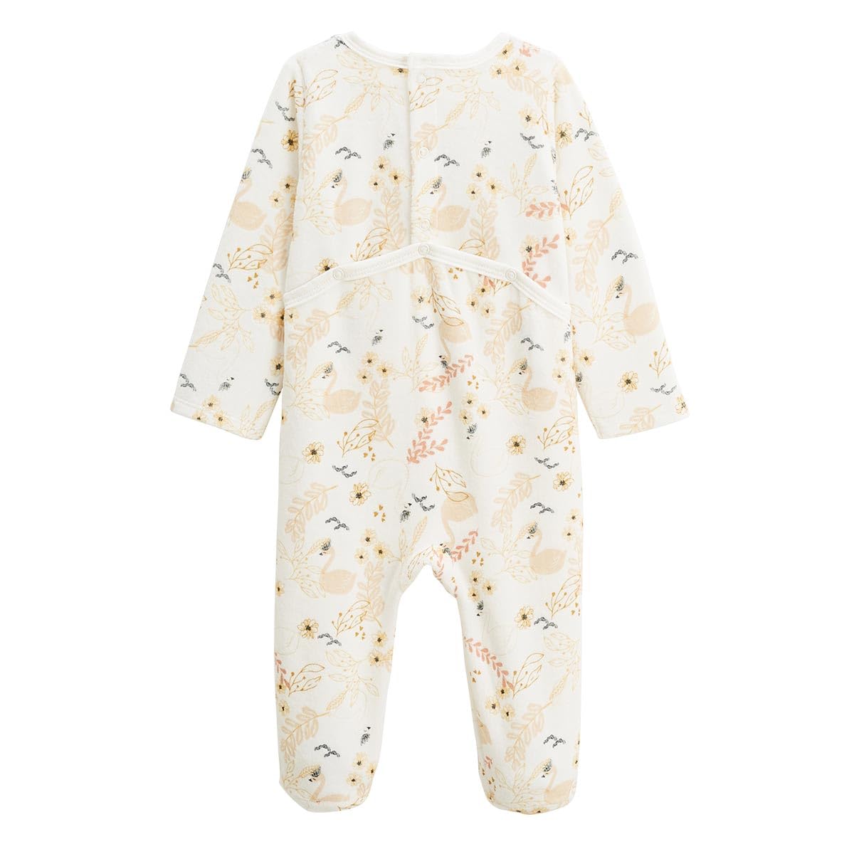 Petit Béguin - Lot de 2 Pyjamas bébé en Velours Swan