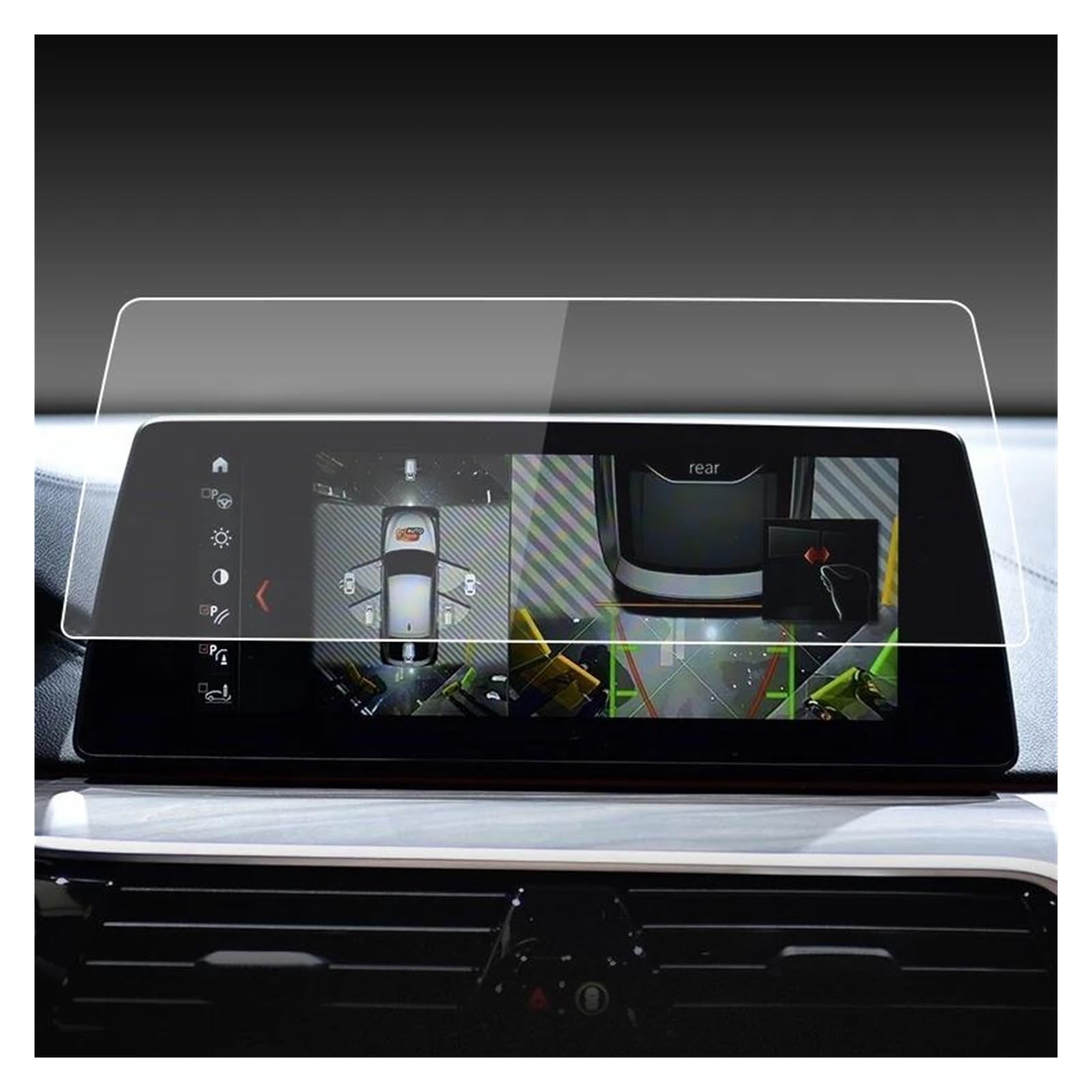 Protection d'écran de Navigation pour Voiture 12,3 Pouces pour BMW Série 6 GT 2017, Membrane de Navigation pour Tableau de Bord, écran GPS de Voiture, Verre trempé