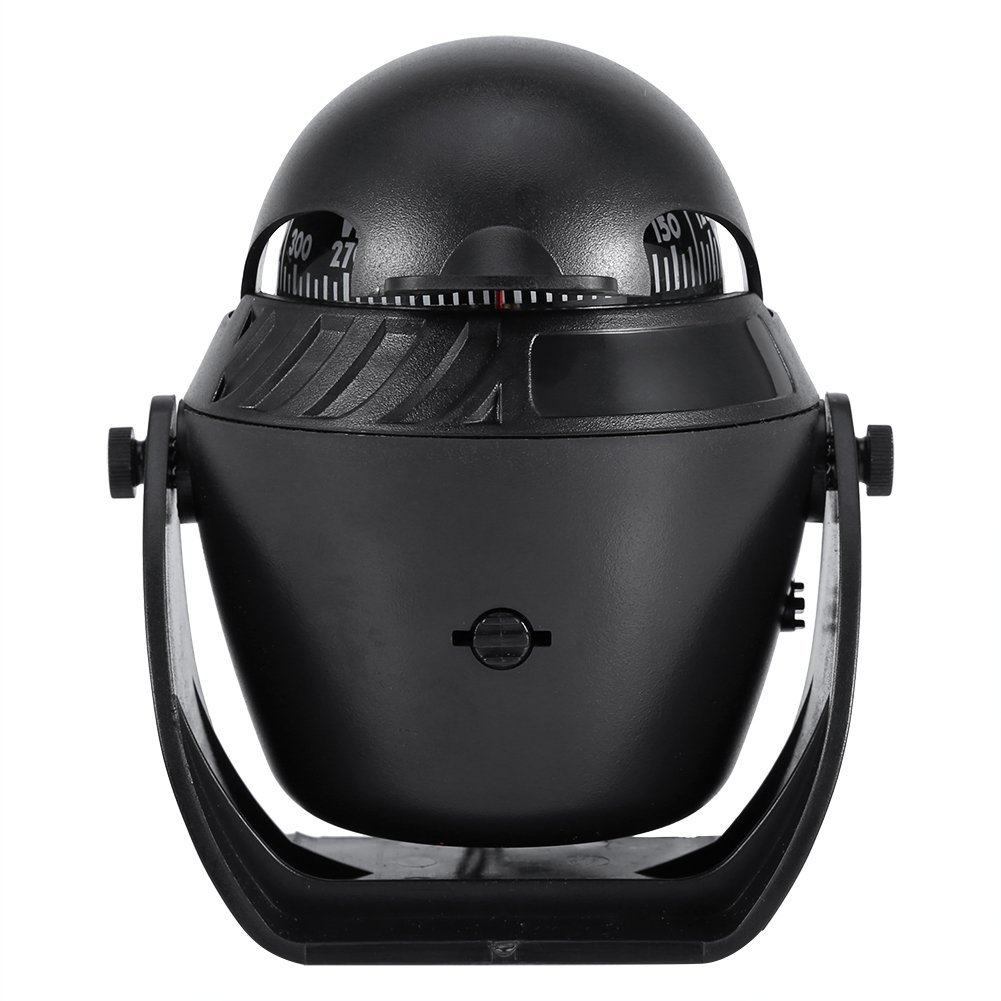 VGEBY Boussole pivotante, Boussole de Navigation électronique de Haute précision avec lumière LED pour Voiture de Bateau