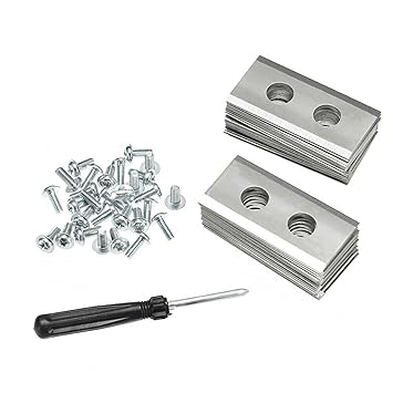 30Pcs Mower Blades + 60Pcs Screws + Screwdriver Replacement for Worx Landroid Mower Robot 30Pcs-Layfoo