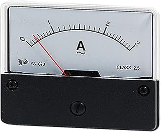 New Lon0167 AC 0-3A Current Range Analog Panel Meter Ammeter YS-670(AC 0-3A - Strombereich Analoges MessgerÃ¤t Amperemeter YS-670