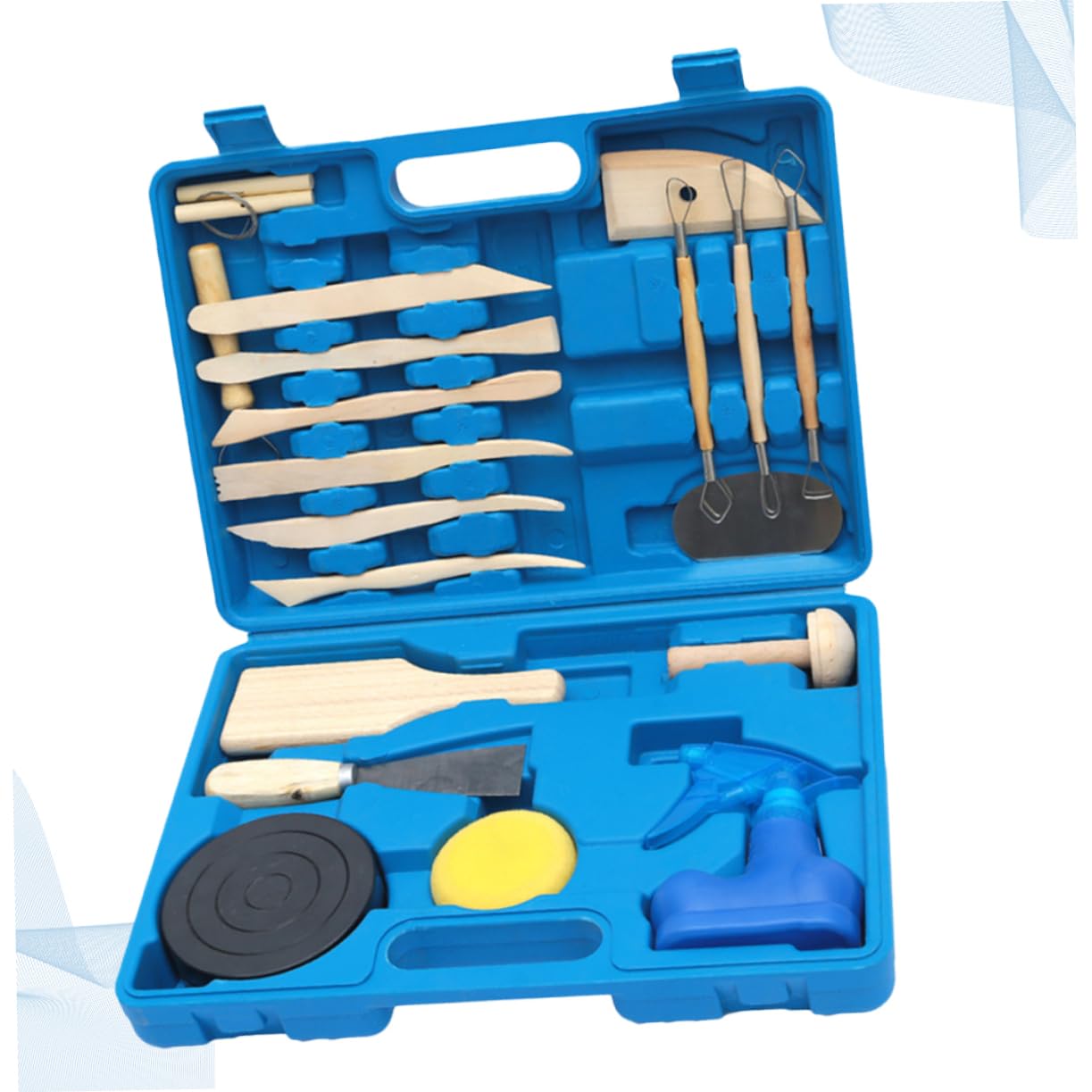 SEWACC 19piezas Kit Completo De Herramientas De Arcilla Instrumentos Para Figuras Auxiliares Para Modelar Barro