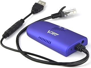 VONETS VAP11G-300 WiFi Bridge 2.4GHz WiFi to Ethernet Convert/WiFi Repeater/Point to Point with RJ45 Male DC/USB Powered for PLC IP Camera Printer Medical Devices Network Devices