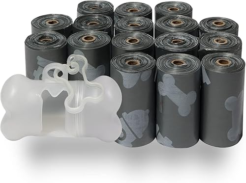 Best Pet Supplies - Bolsas para limpieza de excremento de perro, rollo de repuesto, uso en exteriores, a prueba de fugas y desgarros, plástico