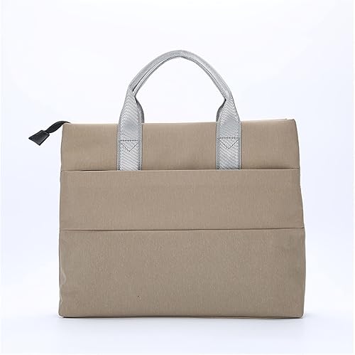 Leonnn File folders Simple File Folder Large Capacity Document File Bag Portable Waterproof Handbag Office Supplies Carpetas Office Products (Color