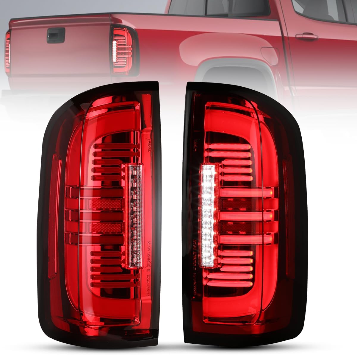 Winjet LED Tail Lights Compatible with 20152022 Chevy