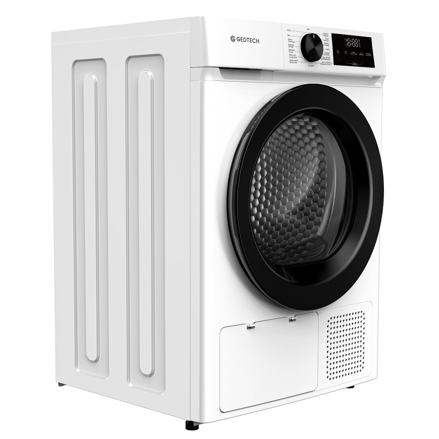 GEDTECH Sèche-linge pompe à chaleur SL9HPE 9 Kg 16 programmes Départ différé Grande capacité