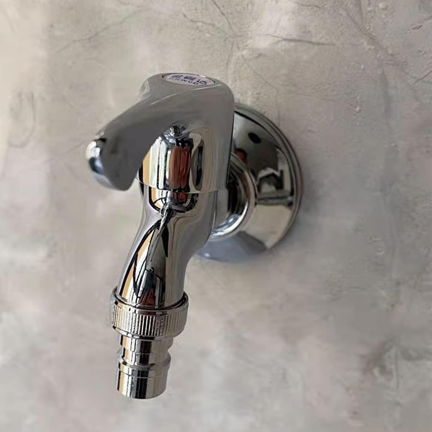 Copritubo Per Termosifoni MADE - 2 Pezzi Cromati In Plastica, Per Tubi Da 8-20mm, Senza Vite - Foto 4