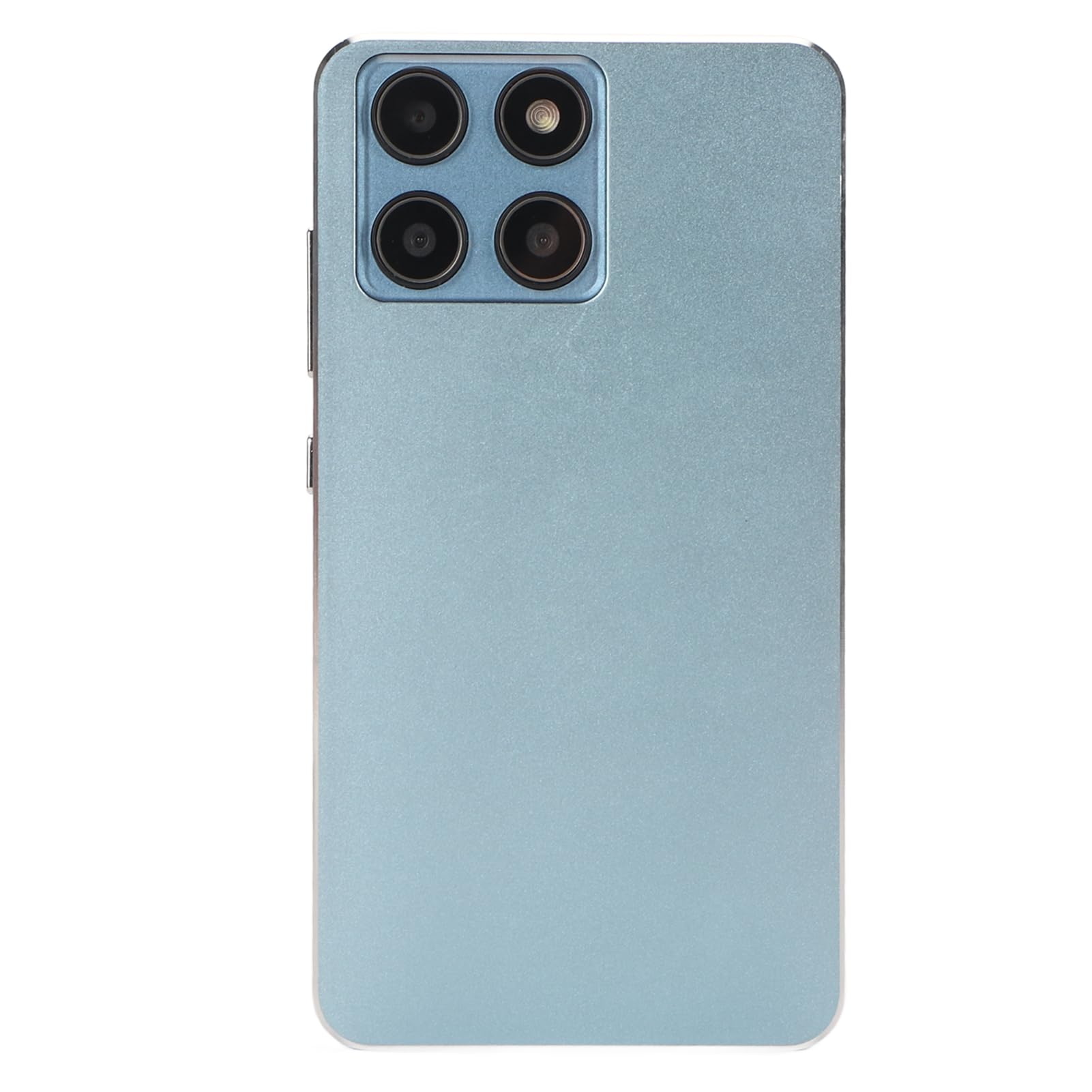 Reproductor de música portátil, audio HiFi Bluetooth 5.0 de 5.0 pulgadas, chip de 8 núcleos, 2200 mAh, reproductor de música MP4 con auriculares blancos para video para correr (azul)