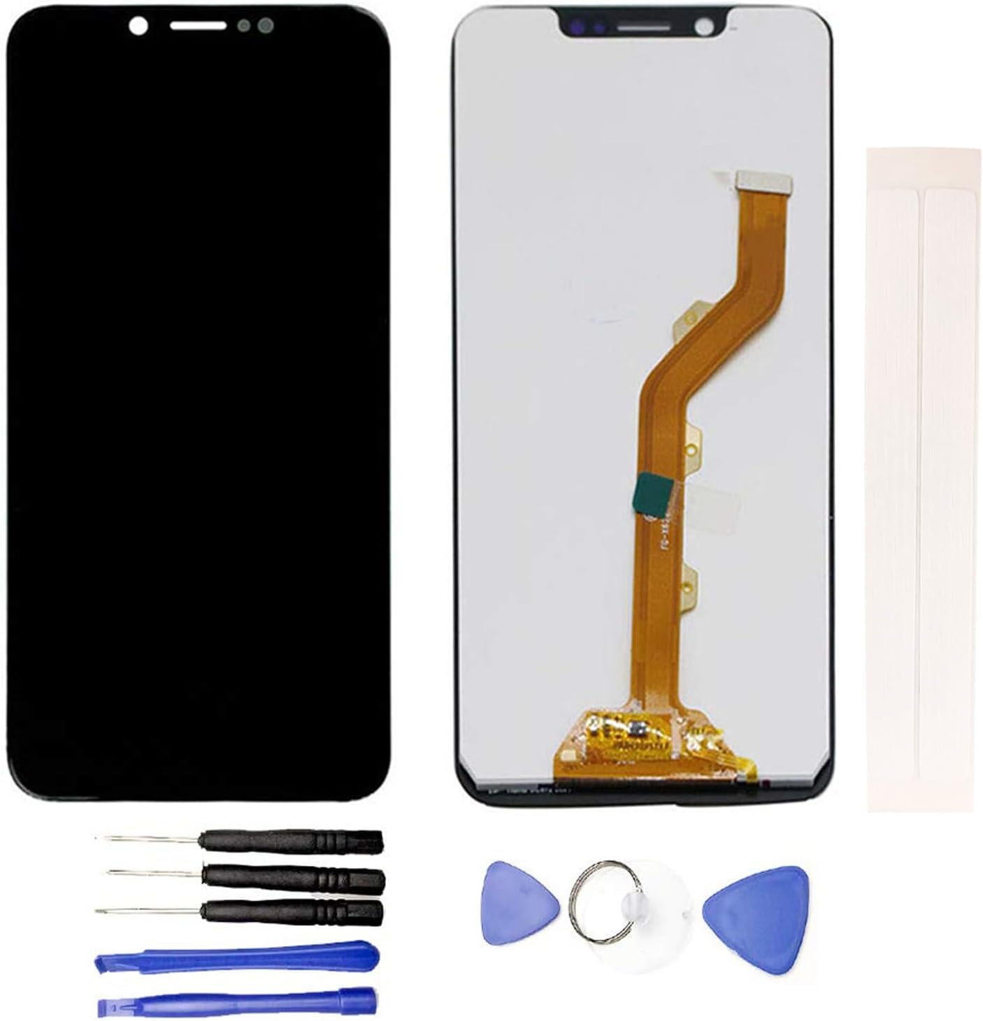 LCD Display & Replacement Touch Screen Digitizer Assembly with Free Tools for Tecno Camon 11 CF7 Black