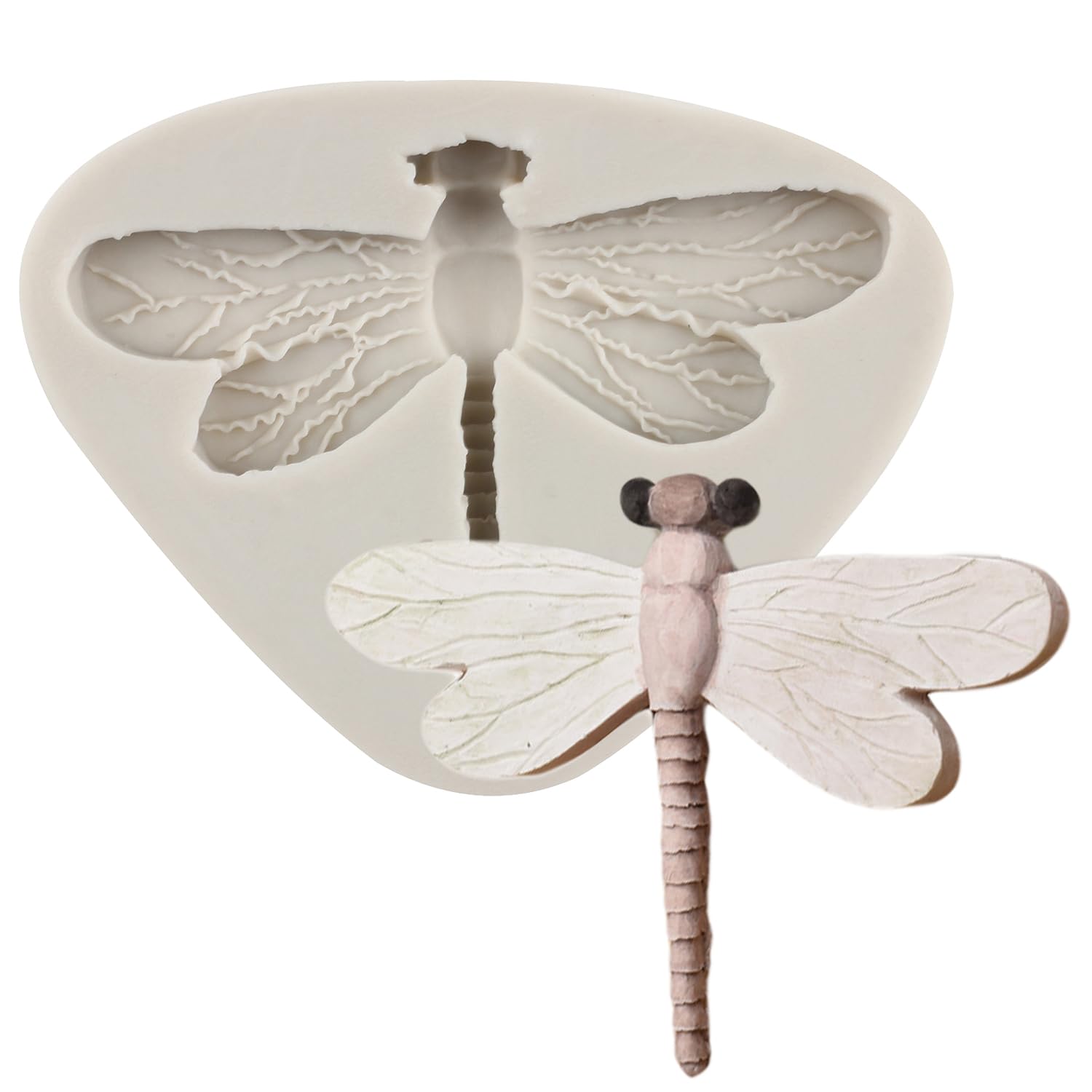 JLZK Dragonfly Siliconen Mallen Polymeer Klei Mold Cupcake Topper Fondant Cake Decorating Tools Candy Chocolade Mallen