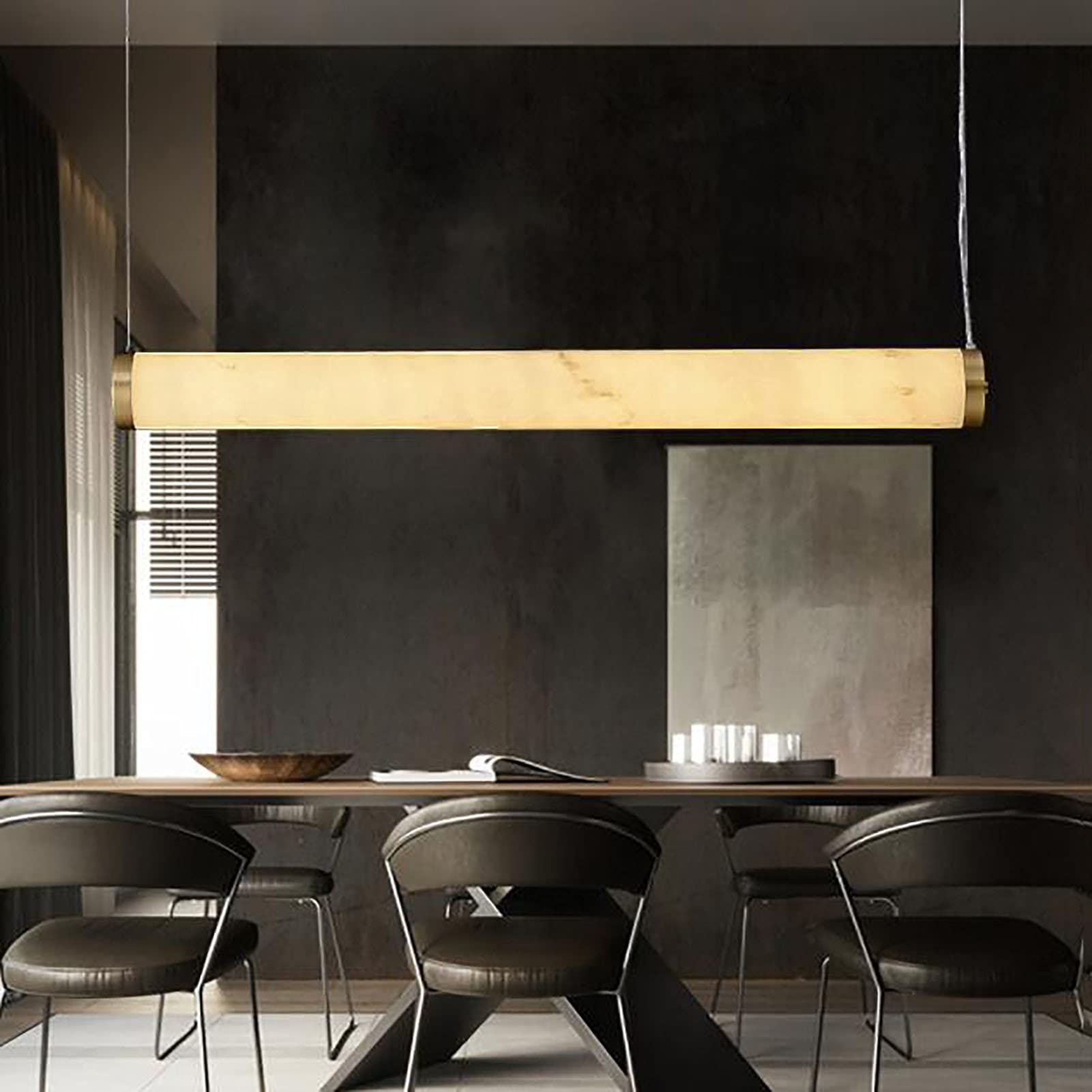 Persönlichkeit Esstisch Bar Kronleuchter,Led Nordic Leichter Luxus Alle Kupfer Kronleuchter,Bereitstellen-modernen Kreativ Esszimmer Kronleuchter-Kupfer 90 * 8cm
