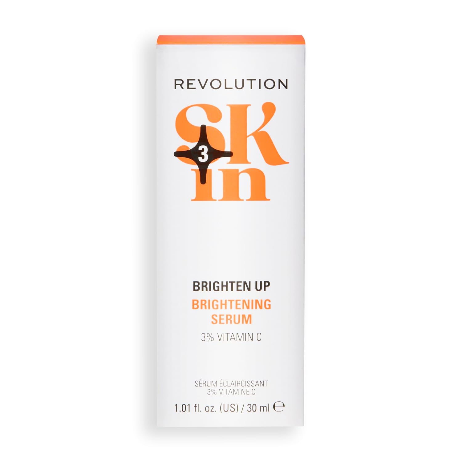 Revolution Skin, Brighten Up 3% Vitamin C Brightening Face Serum, Helps Even Skin Tone with Vitamin C, Vegan & Cruelty-Free, 1.01 fl oz (Pack of 2)