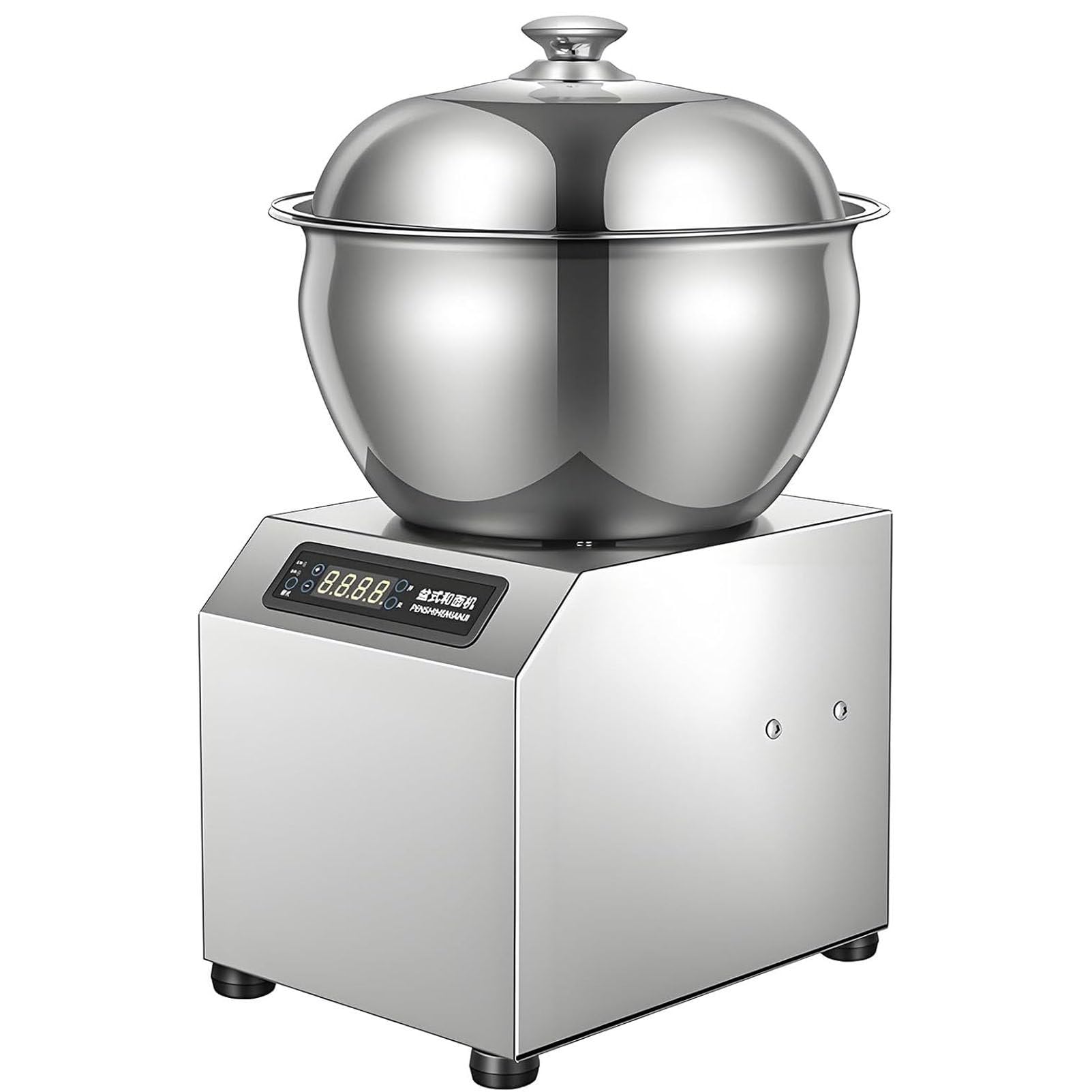 Impastatrice a spirale commerciale da 2200 W, impastatrice a spirale elettrica con doppia rotazione, macchina per impastare resistente per panetteria, ristorante, pizzeria, uso domestico 5kg/11lbs