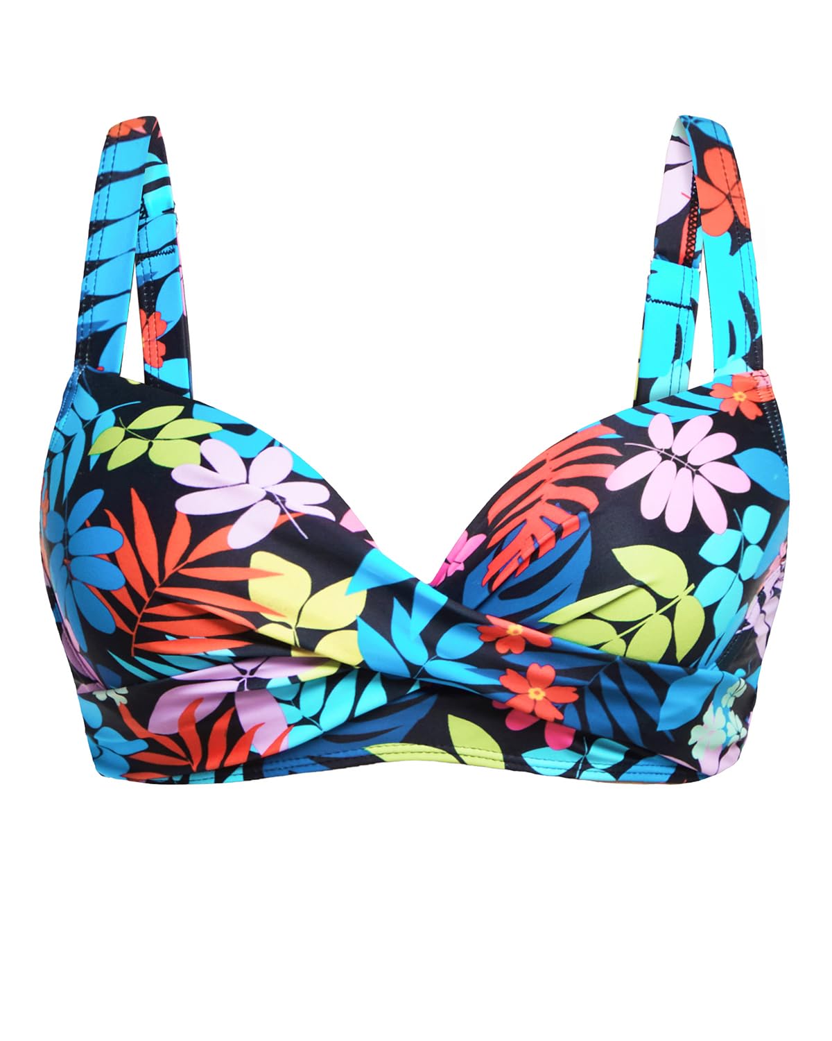Women Underwire Bikini Top - Bra Padded Push Up Swimsuit Top