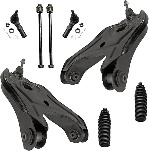 Miniatura 436 de Detroit Axle - Kit de brazos de control de extremo delantero RWD para Dodge Ram 03-06 2500 3500, 2 brazos de control superior con rótula 2 varillas