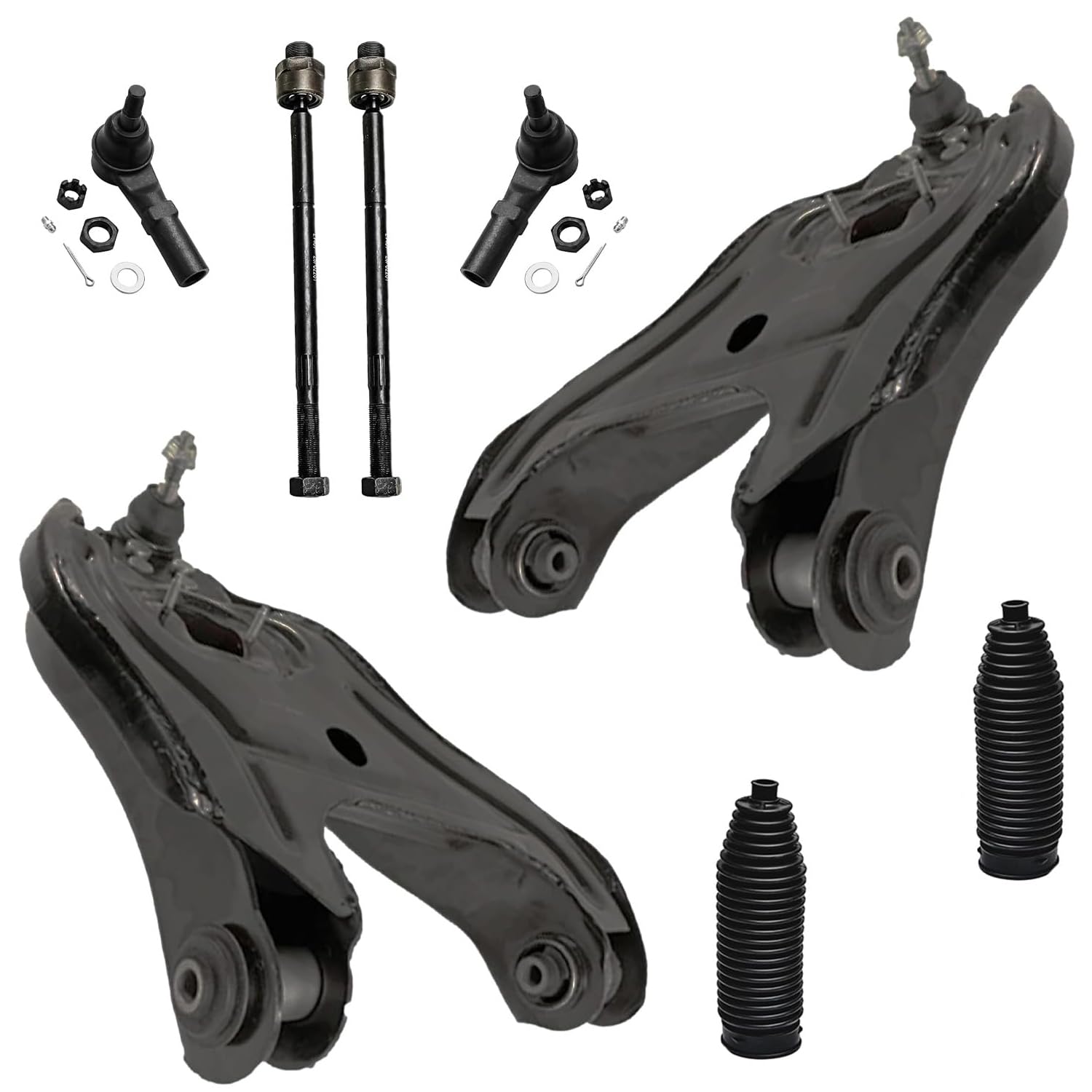 Detroit Axle - RWD 8pc Front End Control Arms Kit for 2002-2005