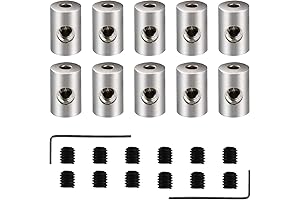 Multipurpose 10-Piece Locking Back Pin Locks for Name Tags, Badges, Jewelry and More