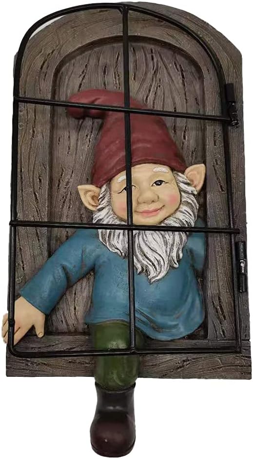 G&H Decor, 29cm Tree Gnome Exiting Door, Garden Fairy Door, Suitable for Indoor or Outdoor Use - Image 4