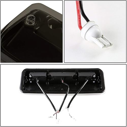 Miniatura 5 de Reemplazo de lámpara de carga de luz de freno trasero de 3 fila de doble fila impermeable de montaje alto para Ford F-150 Lincoln Mark LT 2004 2005