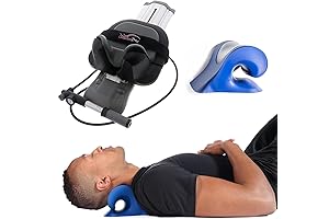 Deluxe Home Saunders Traction Neck Kit Bundle | ComforTrac Wave Neck Support