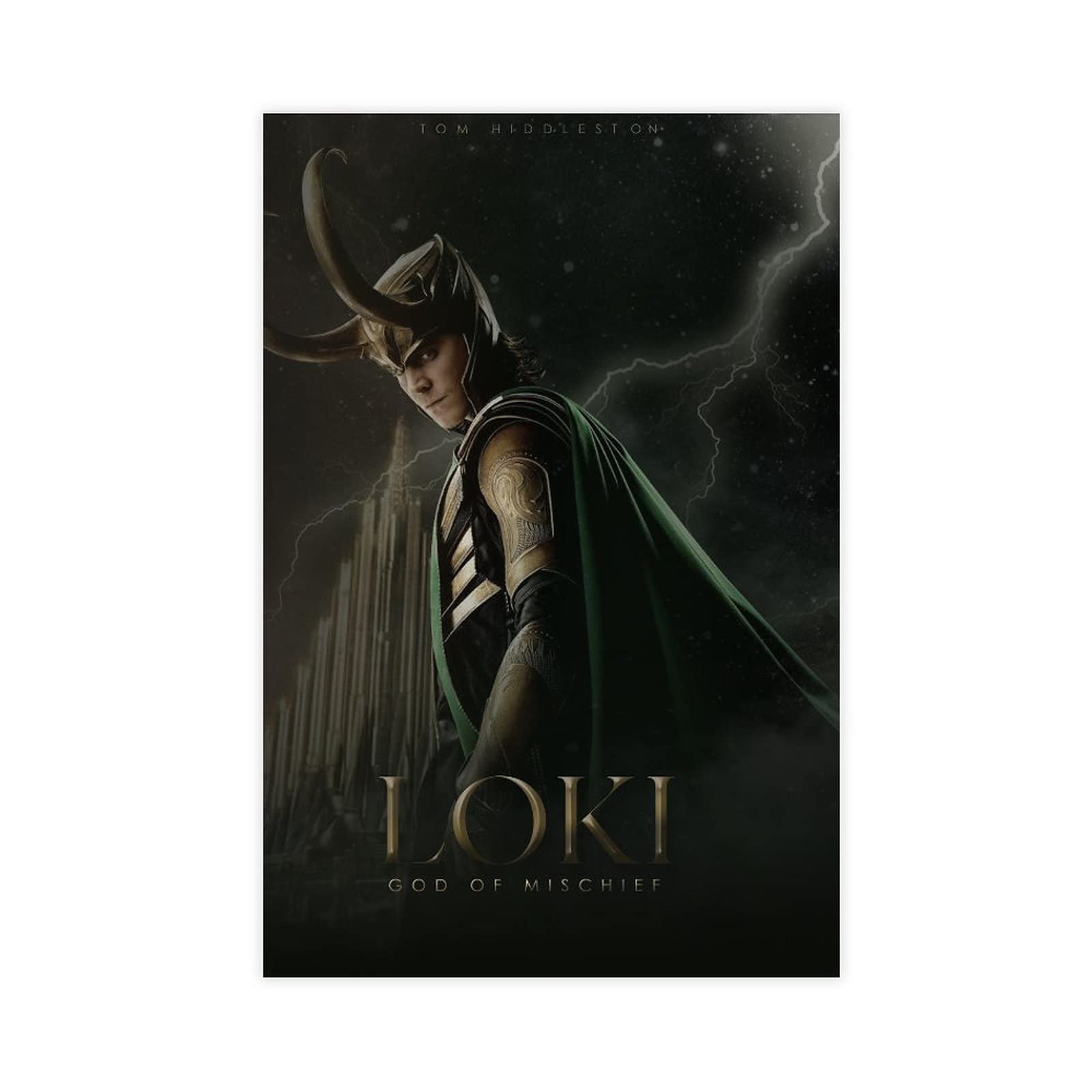 FUKITT Loki Laufeyson Movie Poster Canvas Poster (9) Canvas Poster Bedroom Decor Sports Landscape Office Room Decor Gift Unframe-style 12x18inch(30x45cm)