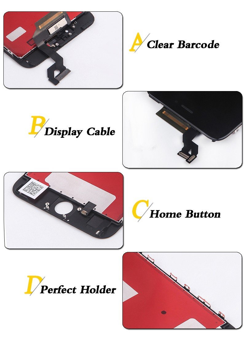 Amazon | Sintron OEM 液晶パネル LCD - For iPhone 7 フロント