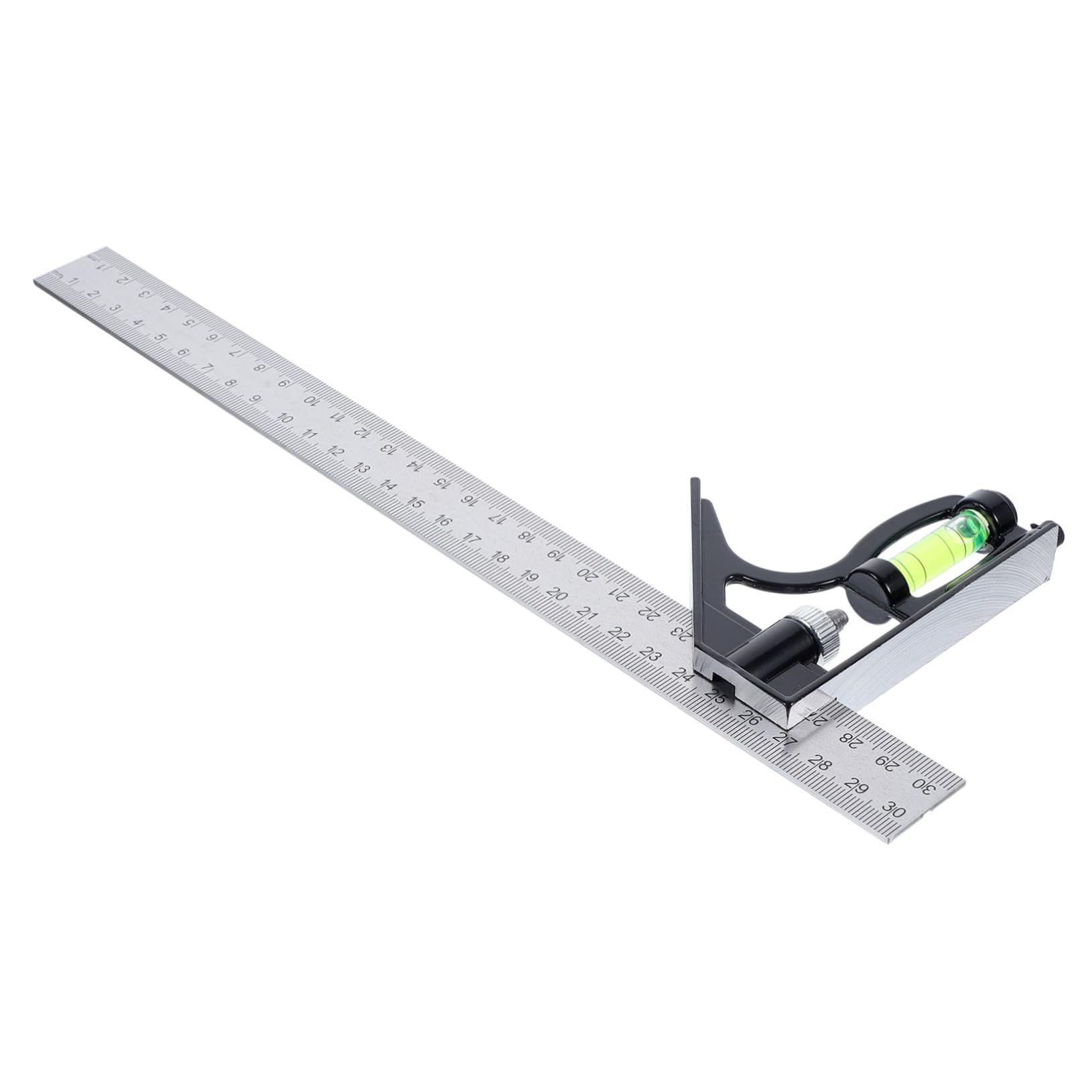 Mikikit Precision Tool 2pcs Stainless Steel Combination /90 Degree Woodworking Measurement