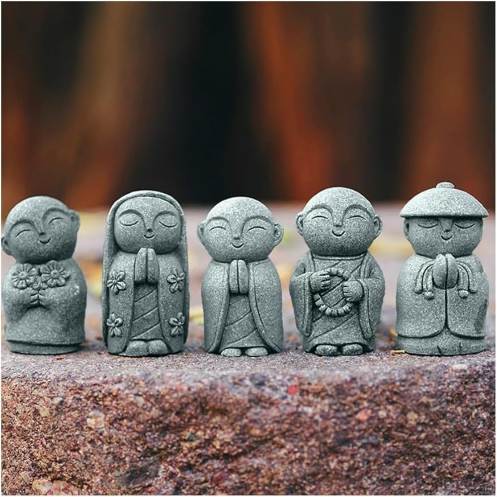 Amazon.co.jp: お地蔵さん 癒し 可愛い 小型 置物 祈り お地蔵様