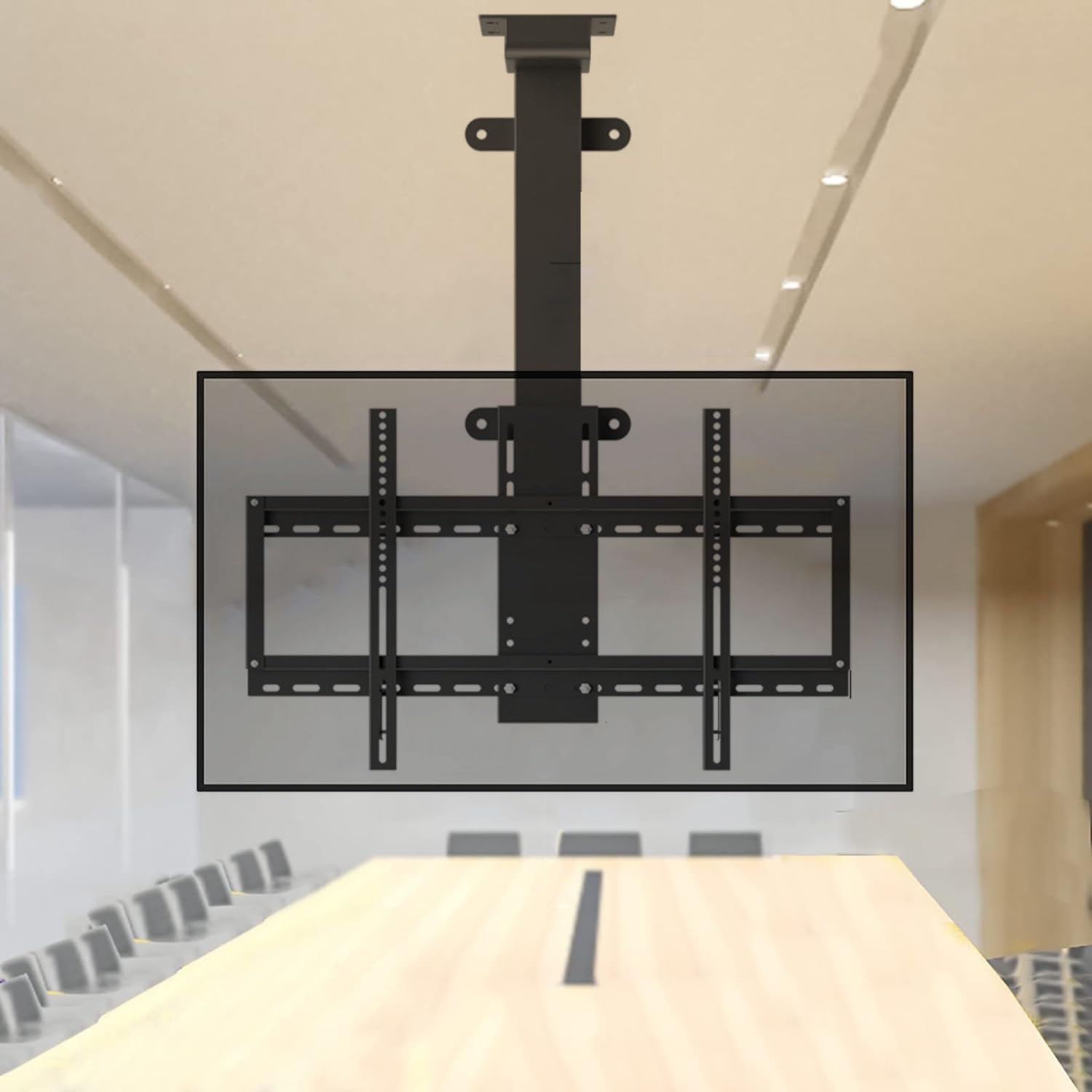 Motorised TV Bracket Stand - LCD TV Floor Stand,TelescopicTV Stand With Remote Control,Auto Lifting Stand For 32-75 Inch TV,10.8cm To 72.5cm Height Adjustable Electric Lift TV