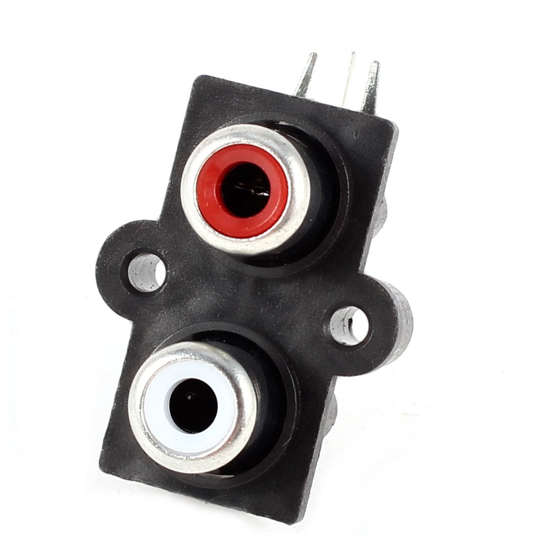 Sourcingmap® 2 x gniazdo cinch czerwone białe kątowe złącze wideo AV PCB Jack de
