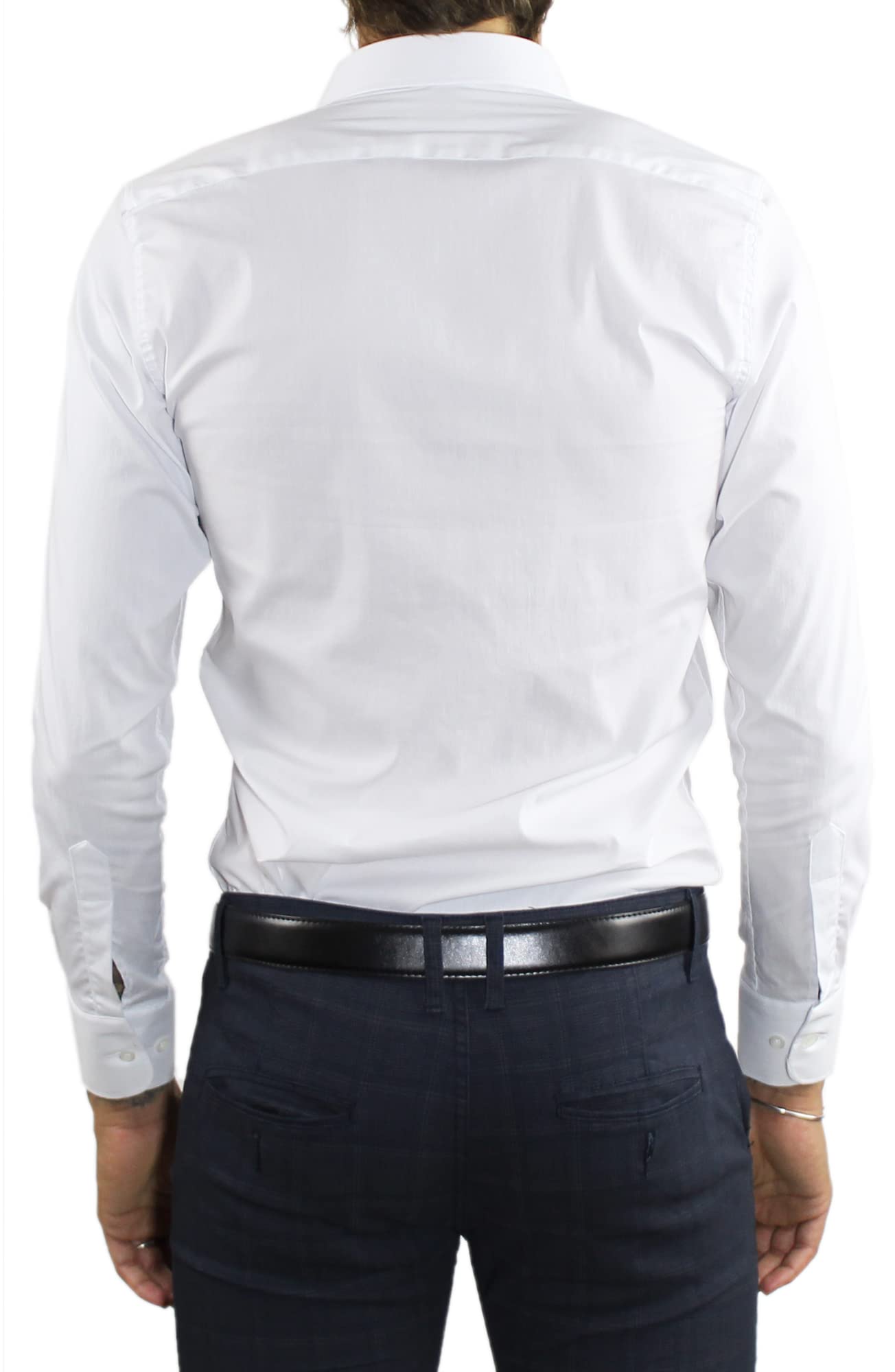 Ciabalù Camicia Uomo Elegante in Cotone Made in Italy Sartoriale