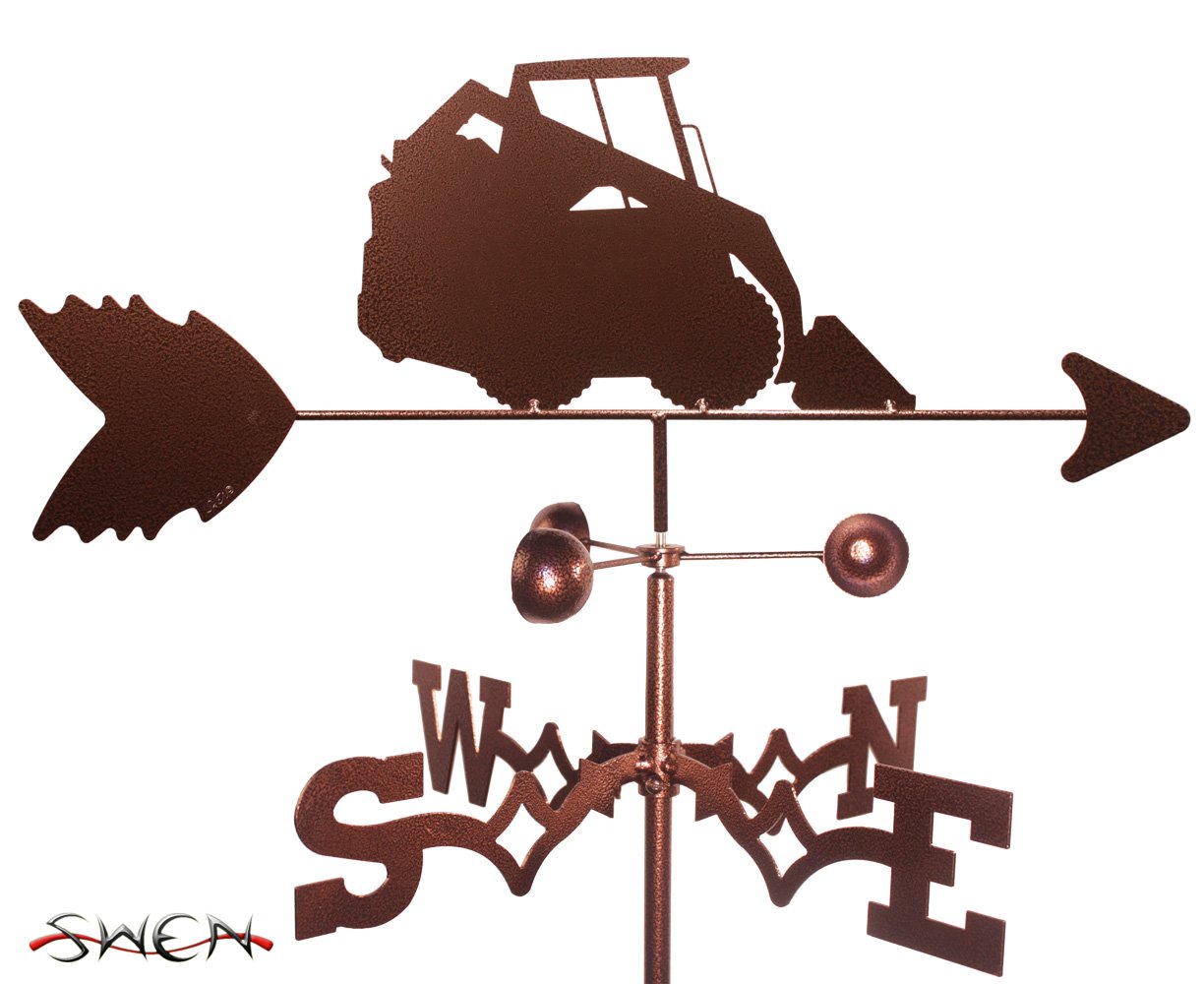 Hand Made Skid Steer Loader Garden Stake Weathervane ~New~