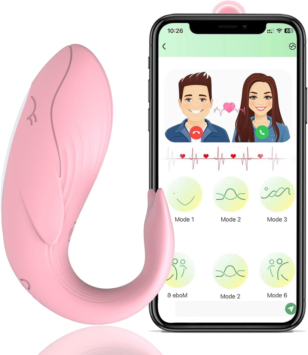 Bluetooth-Enabled Wellness Device for Women – App Control, Rechargeable Power, Modern Compact Design