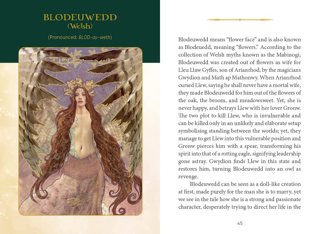 Celtic Goddesses, Witches, and Queens Oracle: (Oracle Kit Box Set with 40 Cards and Guide Book) - Image 5