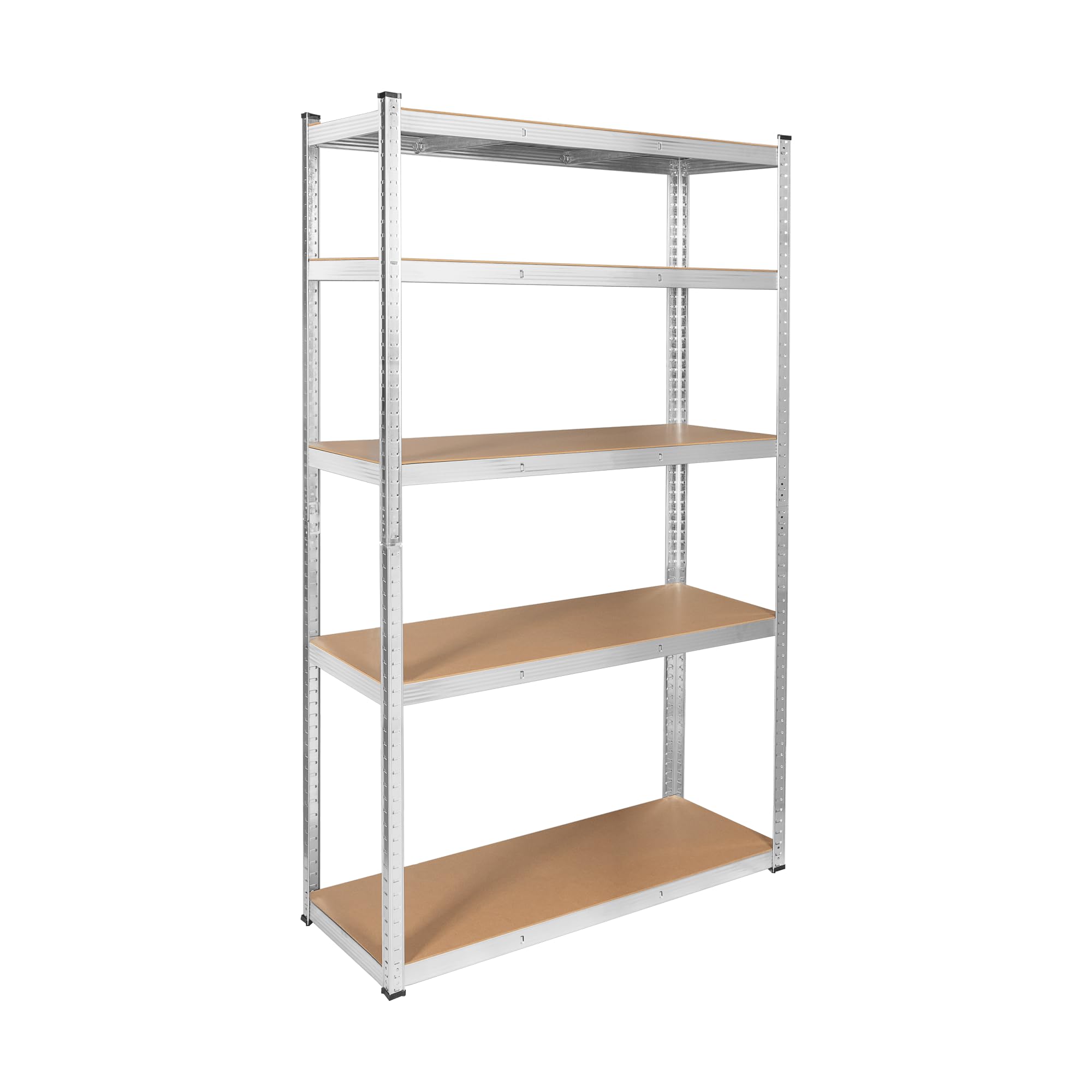 Rebel Electro Regał Metalowy Magazynowy 205x120x45 Srebrny RB-1253