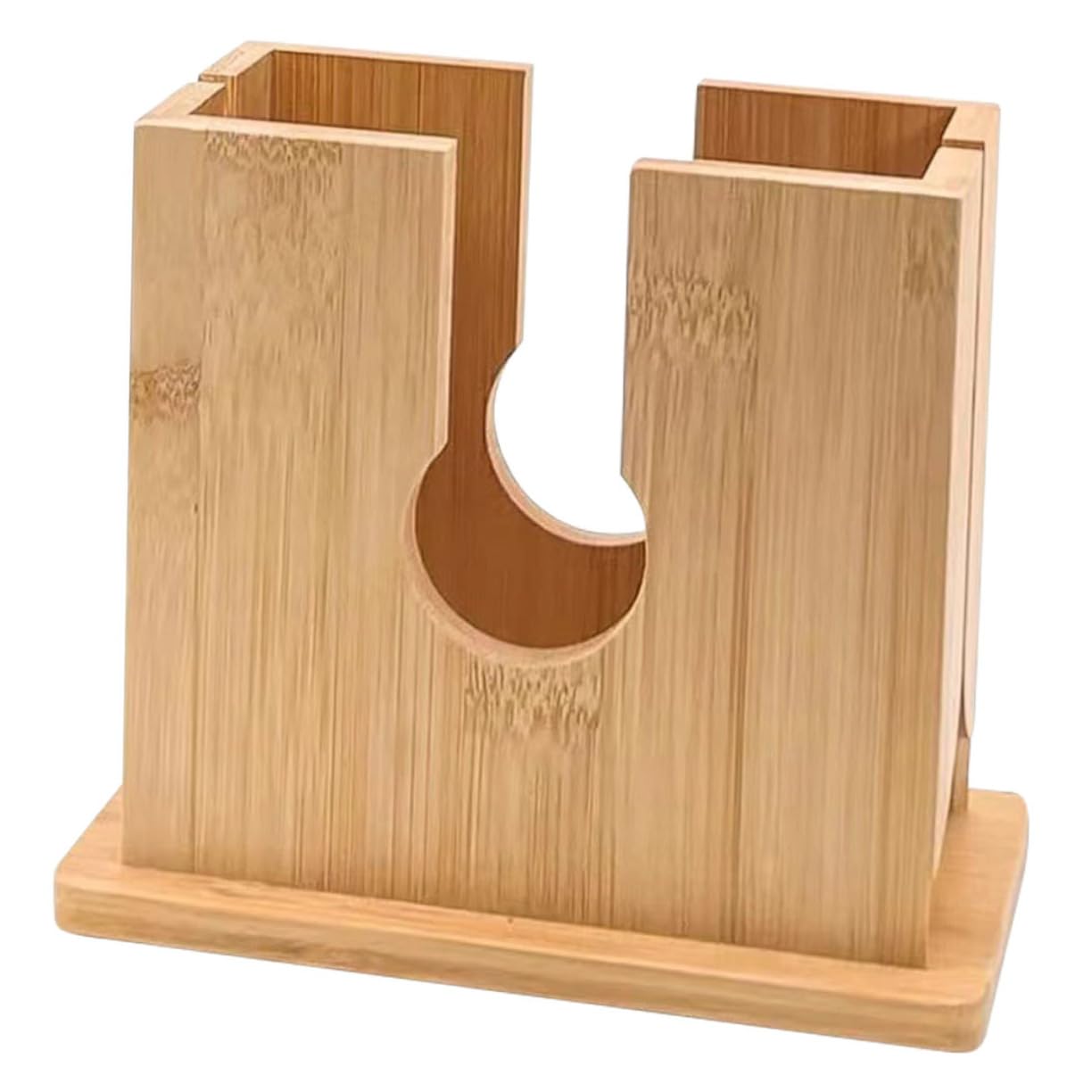 DECHOUS Wooden Slicer and Bread Cutter Efficient - Slicing Tool for Bagels English Muffins and Toasts Kitchen Essential for Quick and